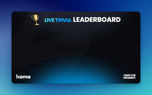 Data Feed - Live Trivia